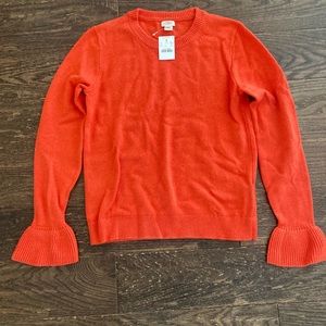 Orange J. Crew Sweater